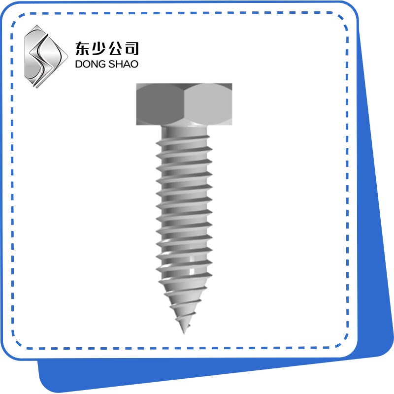 Hexagon Lub Taub Hau Tapping Screws