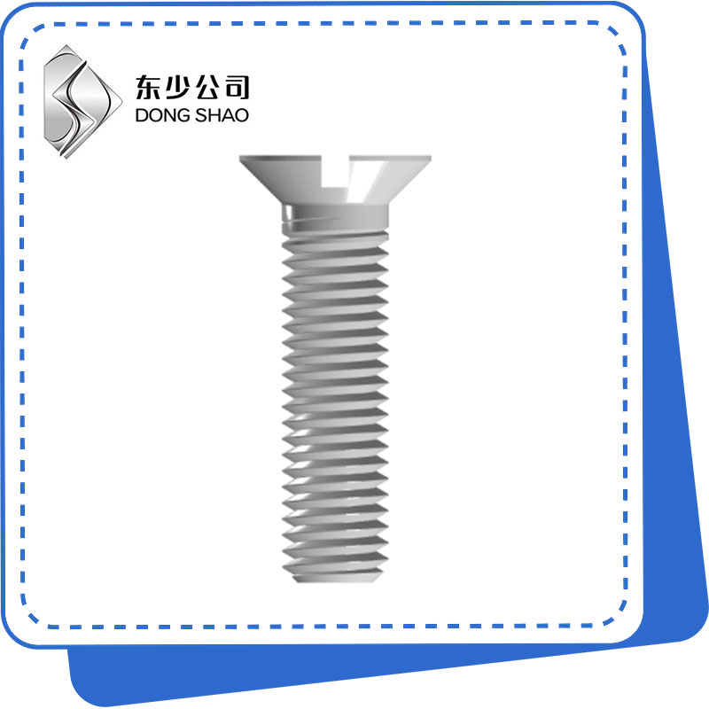 Slotted Countersunk taub hau Screws